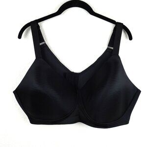 Catherines Intimates‎ Black Bra 44D Wireless Full Coverage